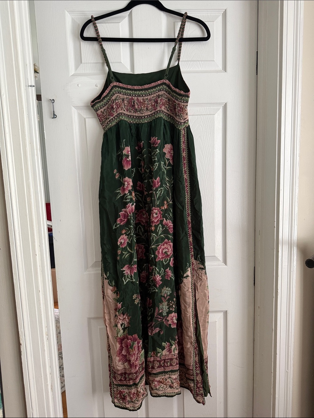 FARM Rio Green Flowering Garden Tree Sleveeless Midi Dress - Picture 2 of 6
